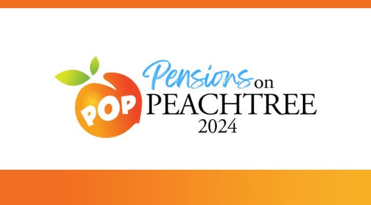 POP Pensions on Peachtree 2024 Graphic